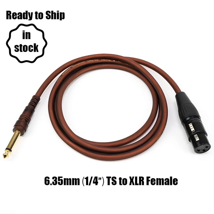 XLR Nữ Đến 6.35mm